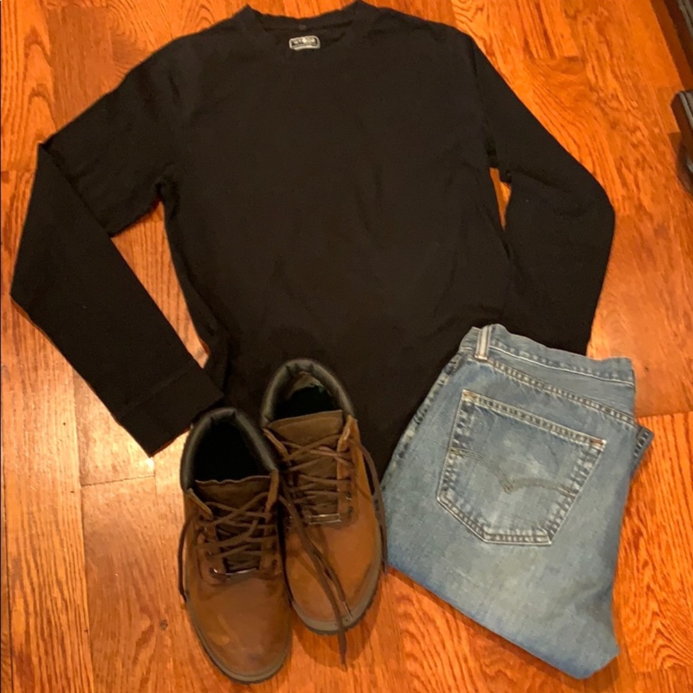 WTO2 Men’s Long Sleeve Shirt W/Zipper sides